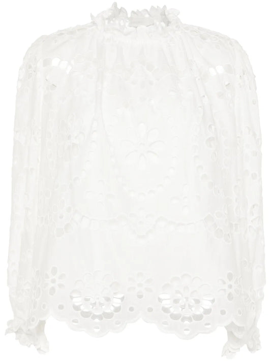 Lexi Broderie-Anglaise Blouse