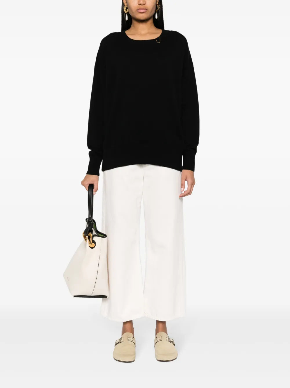 Phedra Chain-Embellished Cashmere Jumper