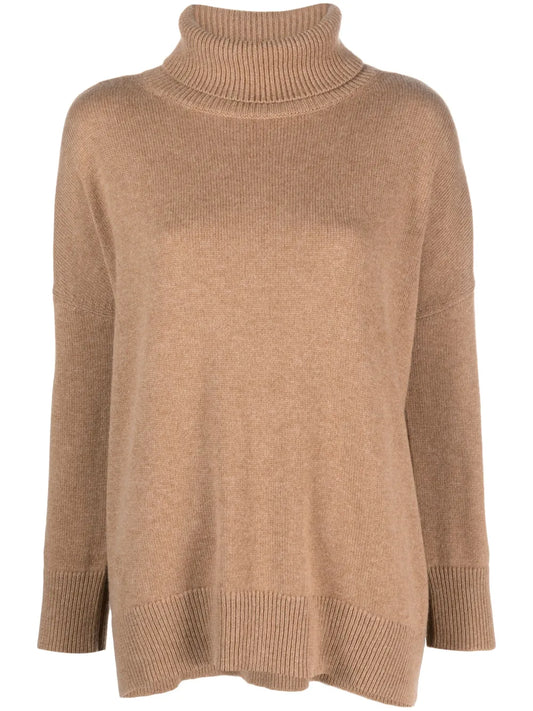 Prairie Roll-Neck Cashmere Jumper