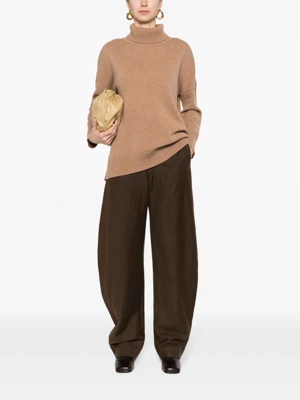 Prairie Roll-Neck Cashmere Jumper