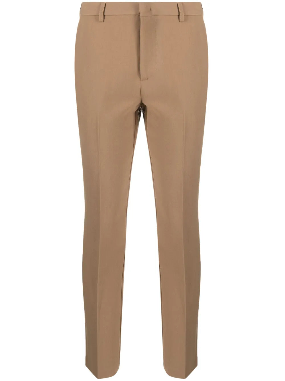 Pressed-Crease Slim-Fit Trousers