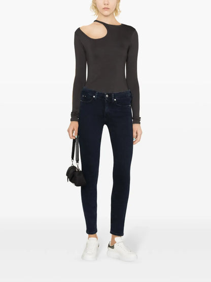Mid-Rise Skinny Jeans