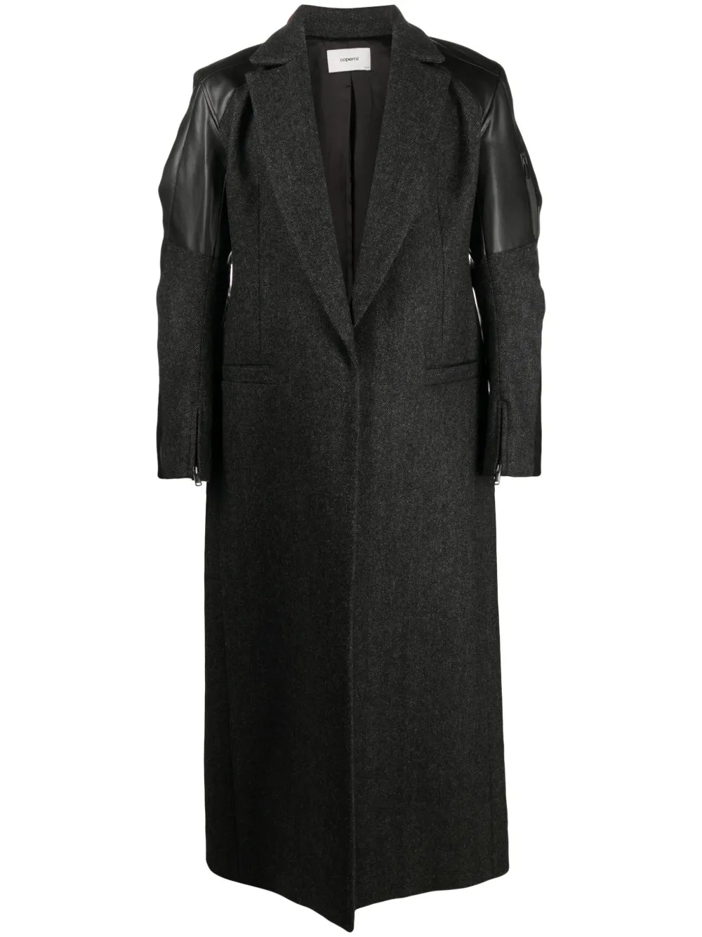 Hybrid Tailored Chevron Coat