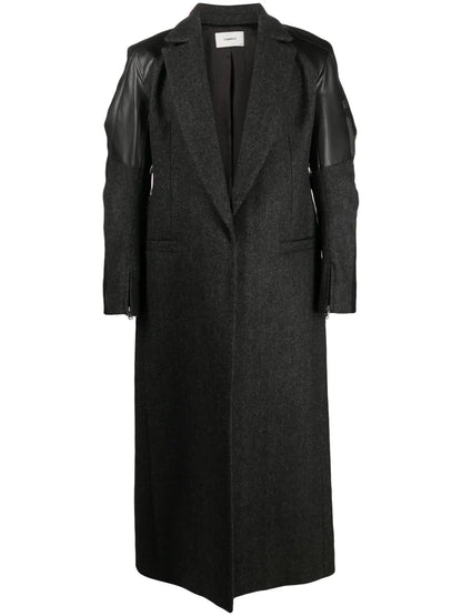 Hybrid Tailored Chevron Coat