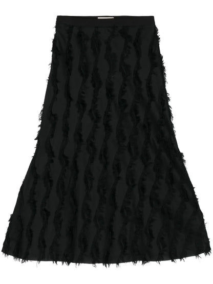 Surge Fringed Maxi Skirt
