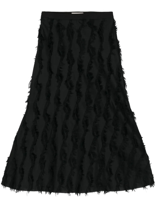 Surge Fringed Maxi Skirt