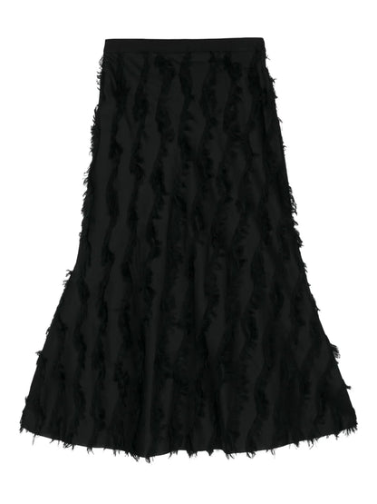 Surge Fringed Maxi Skirt