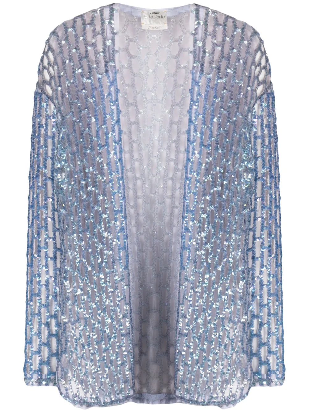 Cut-Out Sequin Tulle Jacket