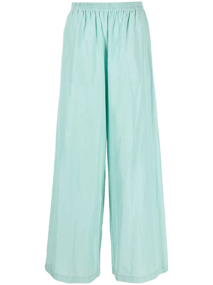 High-Waisted Wide-Leg Trousers