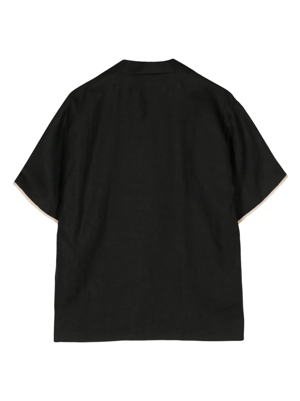 Lino Crystal-Embellished Linen Shirt