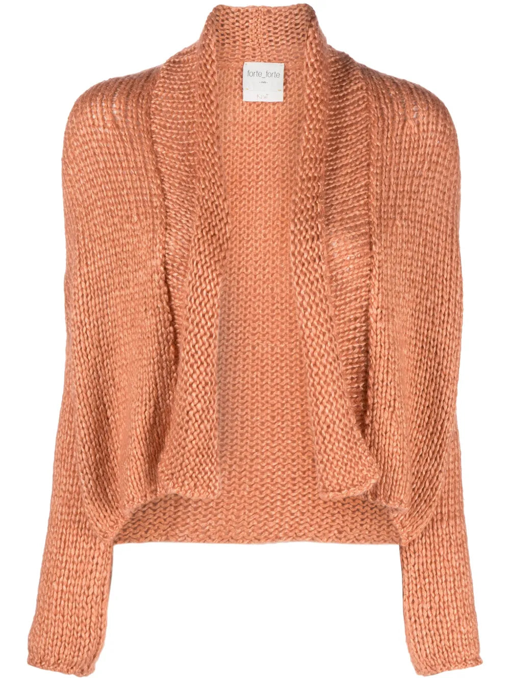 Open-Front Cropped Cardigan