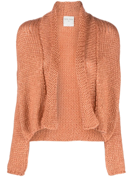 Open-Front Cropped Cardigan