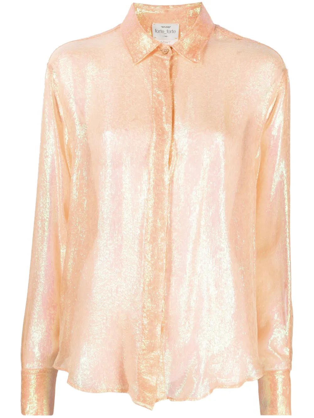 Semi-Sheer Textured Shirt