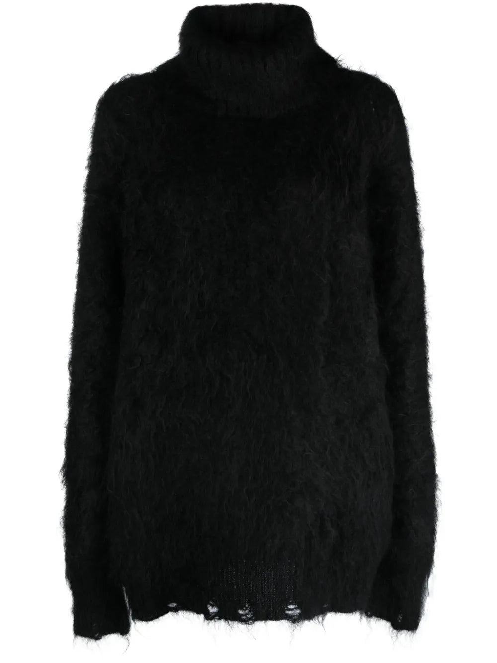 Distressed Brushed-Effect Jumper