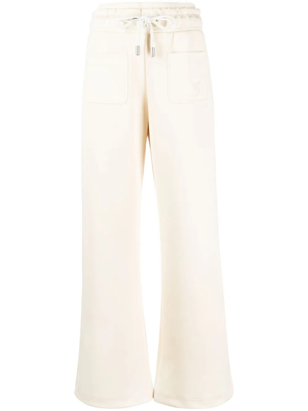 Logo-Embroidered Flared Track Pants