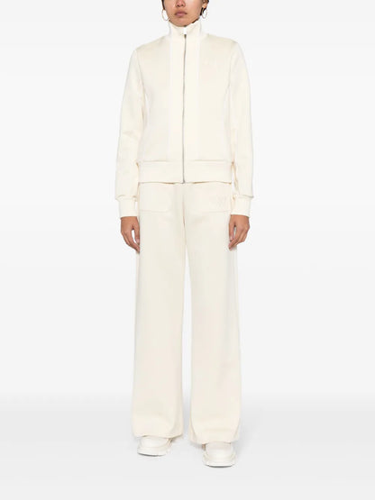 Logo-Embroidered Flared Track Pants