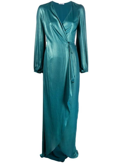 Crush Wrap Maxi Dress