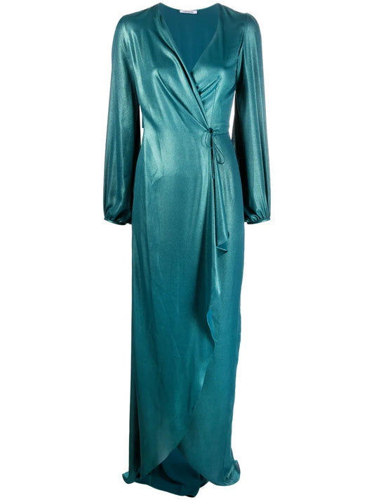 Crush Wrap Maxi Dress