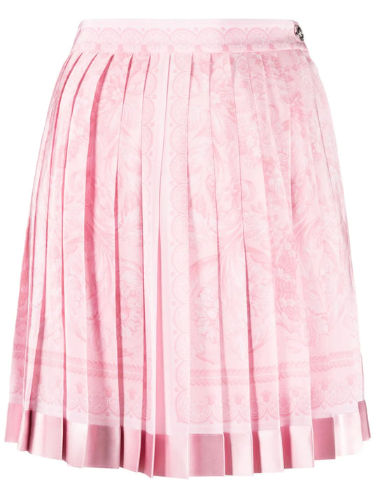 Barocco Pleated Miniskirt