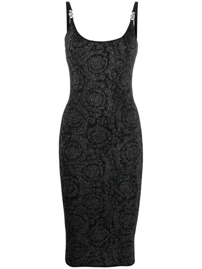 Barocco Knitted Lurex Dress