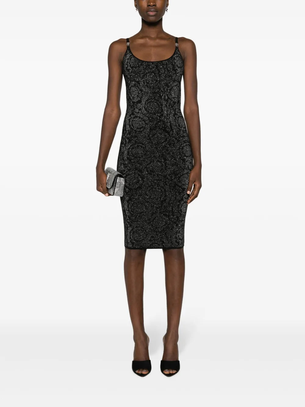 Barocco Knitted Lurex Dress
