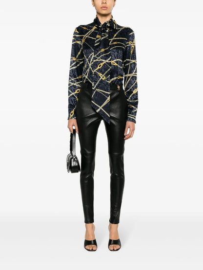 Rope-Print Buttoned Shirt