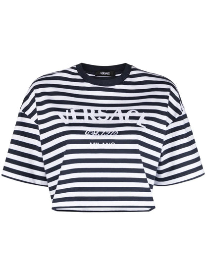 L'Ancora Versace Cropped T-Shirt