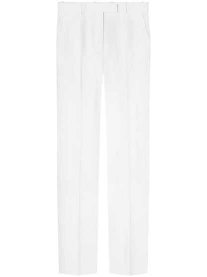 Virgin-Wool Tailored Trousers