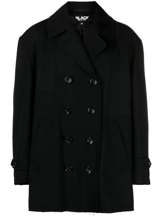 Notched-Lapels Double-Breasted Coat