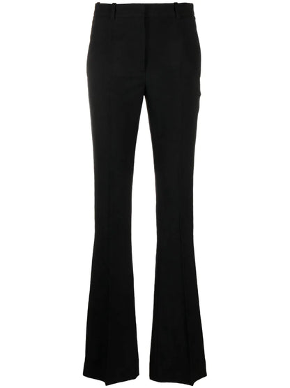 Baroque-Jacquard Flared Trousers