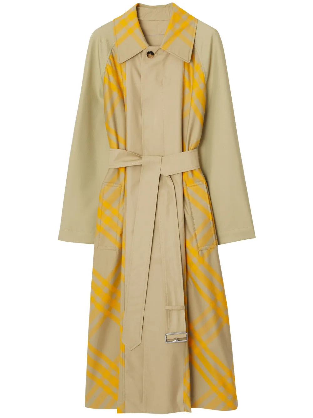 Ekd Checked Trench Coat
