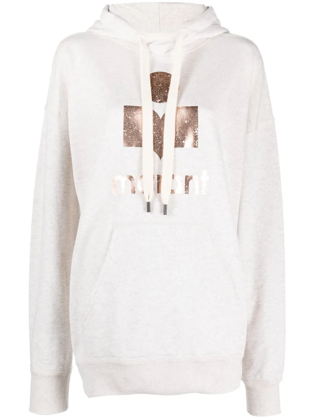 Mansel Logo-Print Drop-Shoulder Hoodie