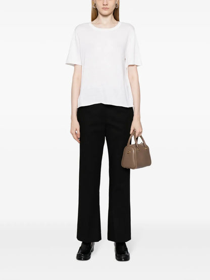 Straight-Leg Tailored Trousers