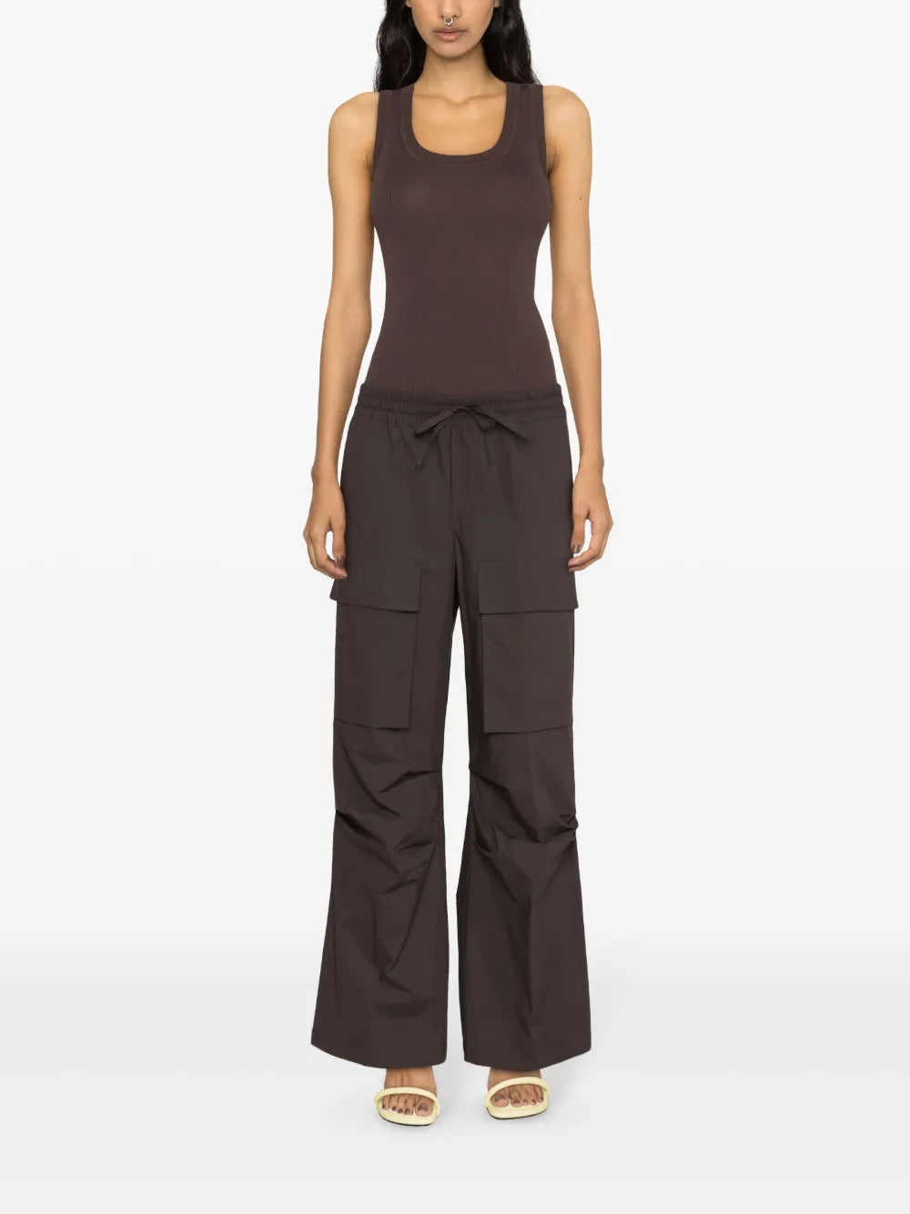 Straight-Leg Cargo Trousers