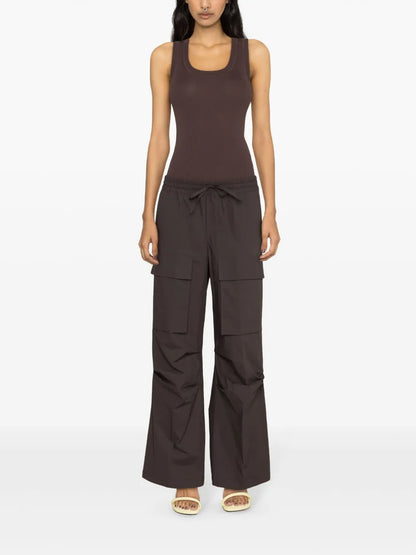 Straight-Leg Cargo Trousers