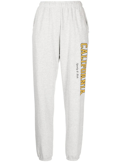 California Logo-Print Track Pants
