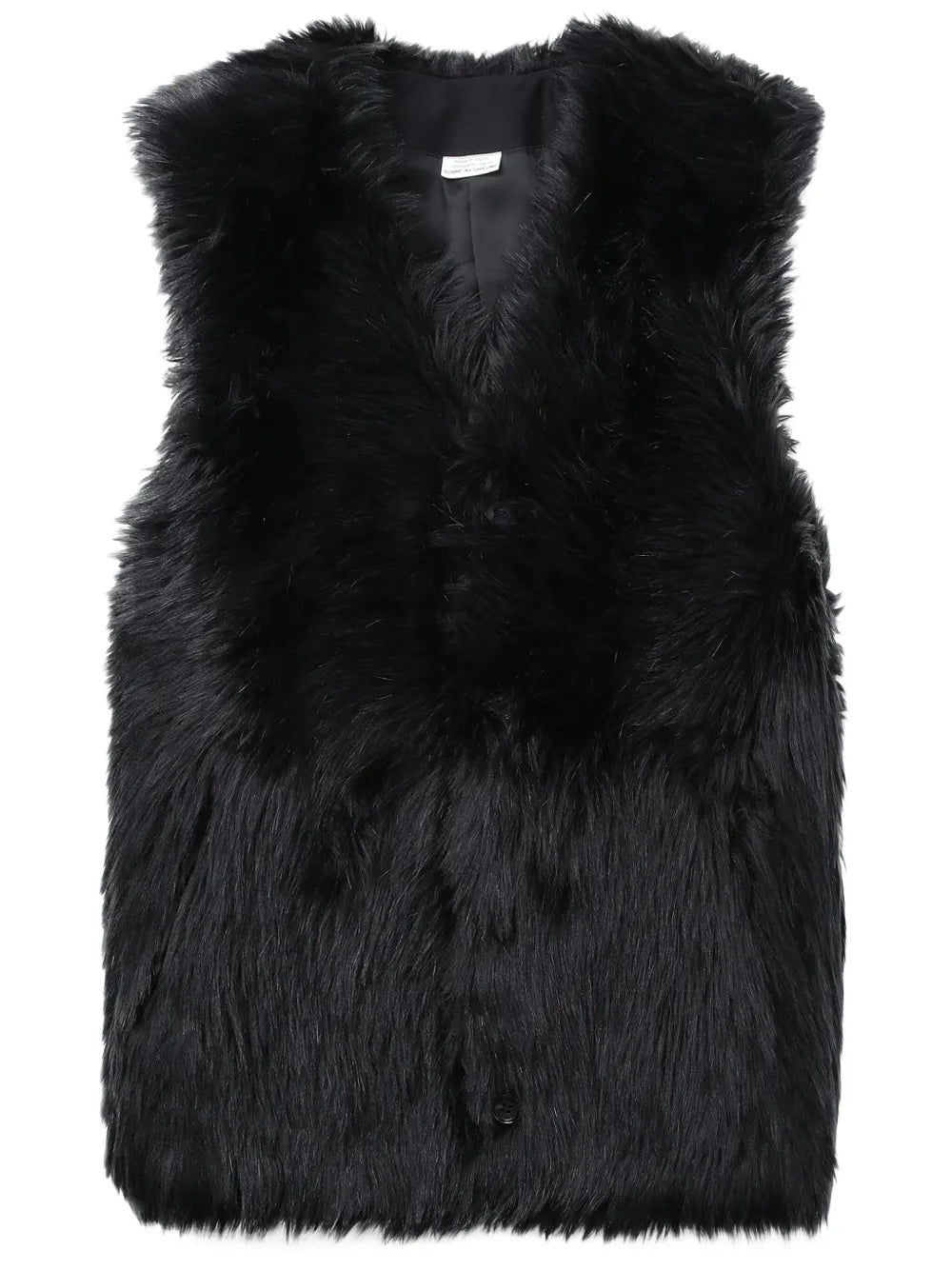 V-Neck Faux-Fur Gilet