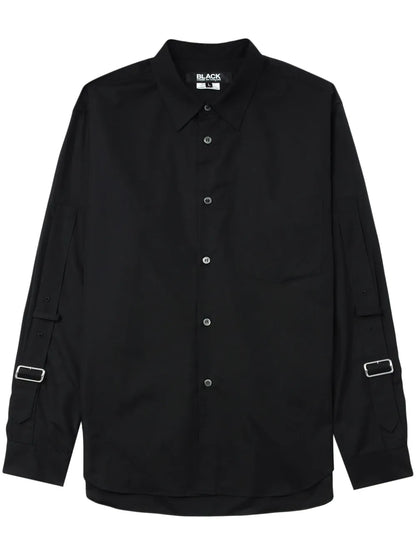 Buckled-Strap Cotton Shirt