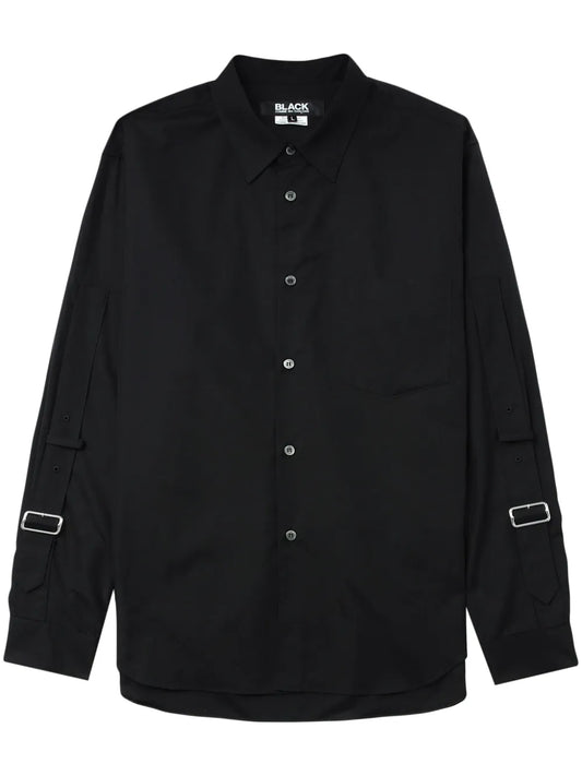 Buckled-Strap Cotton Shirt