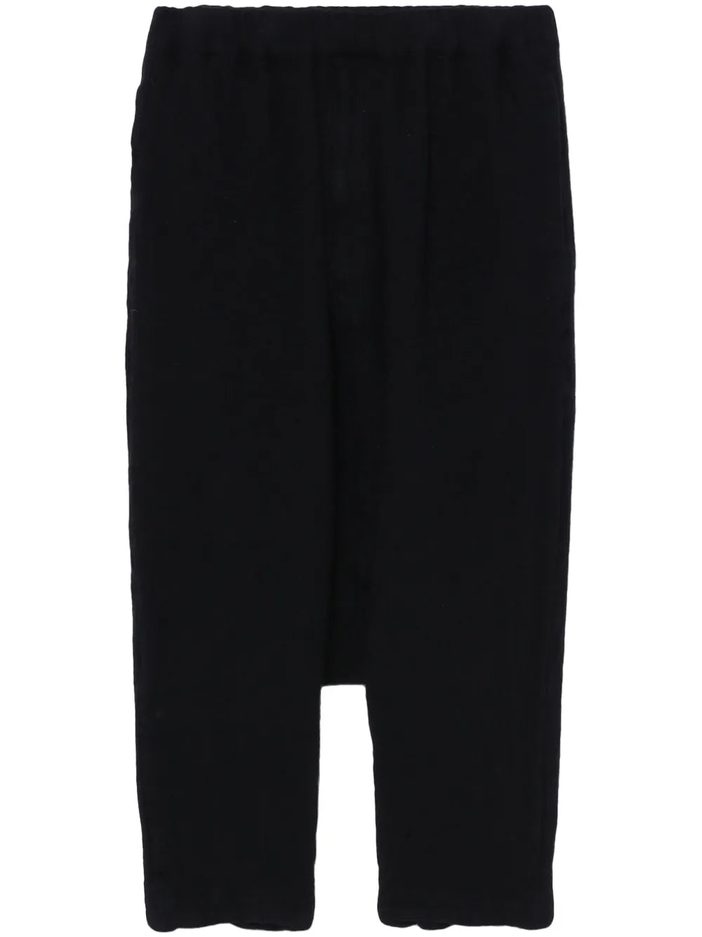 Drop-Crotch Cropped Trousers