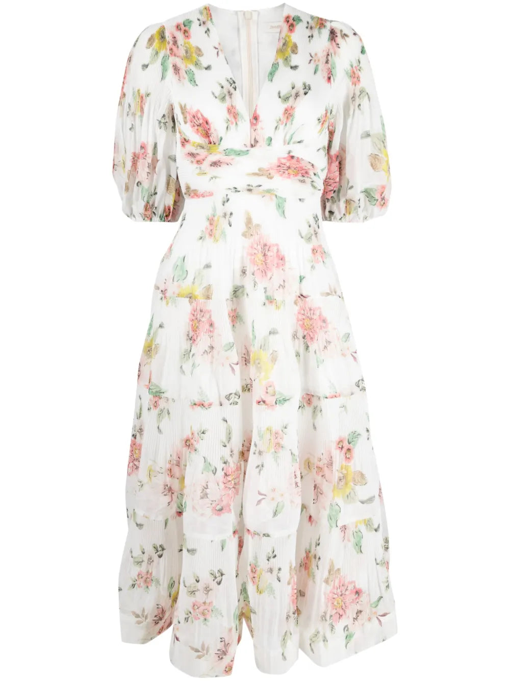 Pleated Midi Dress