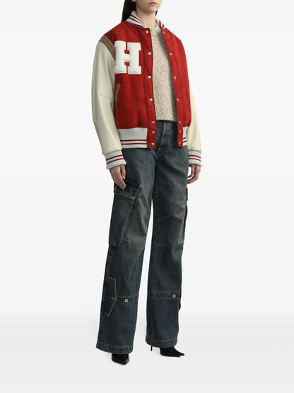 High-Rise Wide-Leg Cargo Jeans
