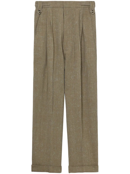 Biba Slim-Cut Tweed Trousers