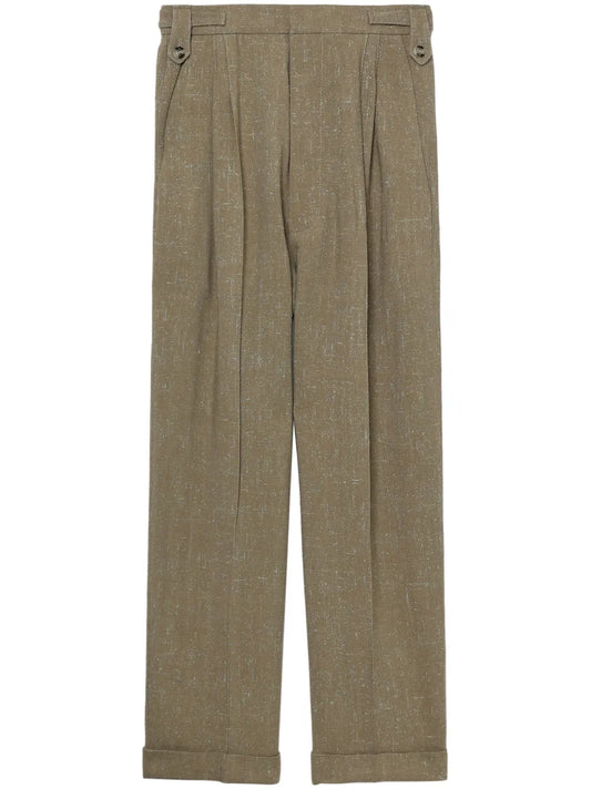 Biba Slim-Cut Tweed Trousers