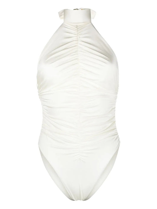 Ruched Halterneck Swimsuit