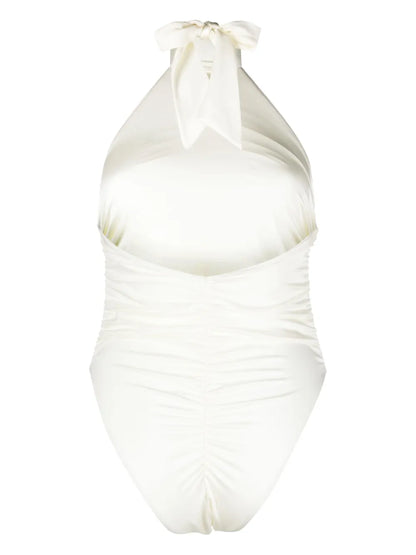 Ruched Halterneck Swimsuit