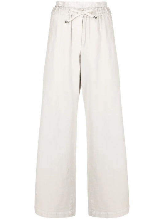 Straight-Leg Drawstring Trousers