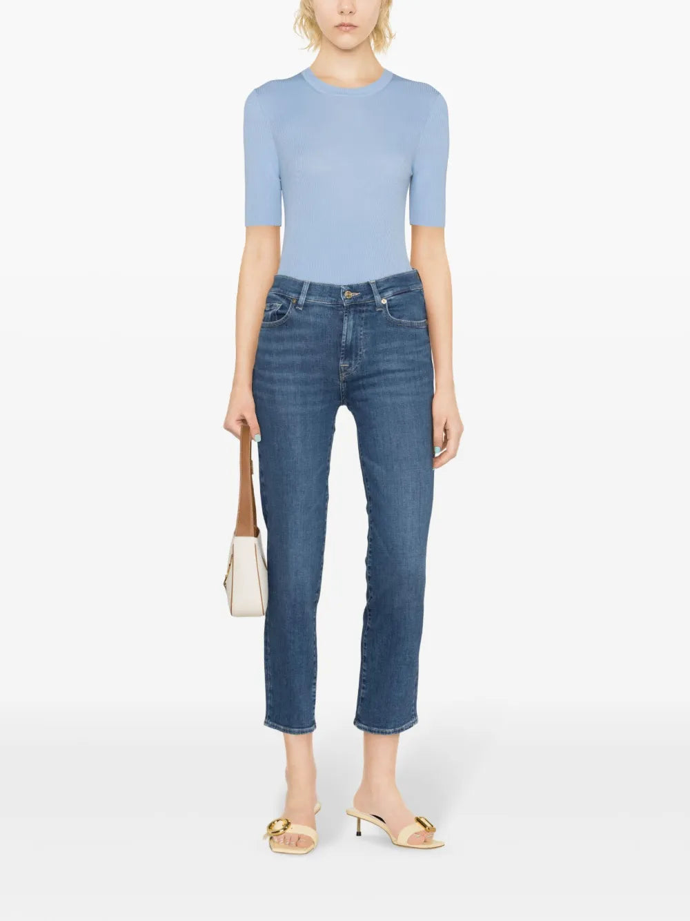 Ribbed Cotton-Blend Top
