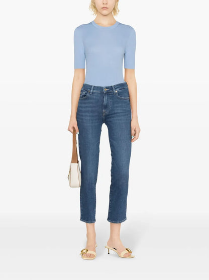Ribbed Cotton-Blend Top