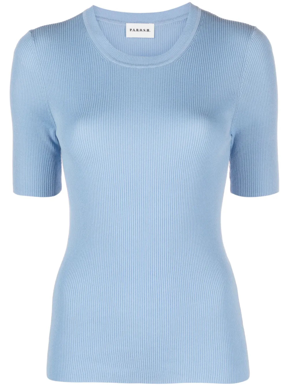 Ribbed Cotton-Blend Top